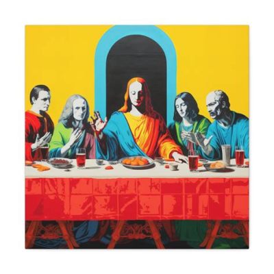  The Last Supper: A Reimagined Feast in Charcoal and Oil!