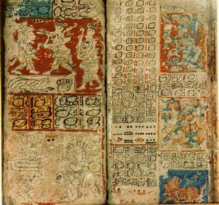  The Maya Codex: A Celestial Dance of Vibrant Hues and Mystical Symbols!